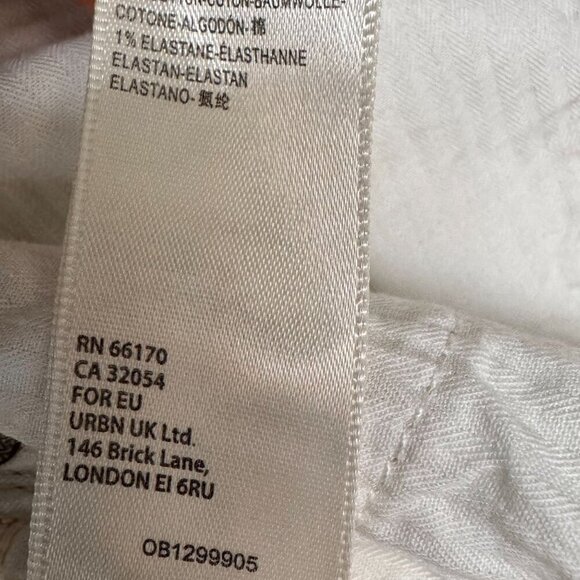 Free People We The Free 70s Retro Brown Floral Itty Bitty Micro Short Size 31 - Picture 14 of 15